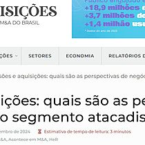 Fuses e aquisies: quais so as perspectivas de negcios para o segmento atacadista?